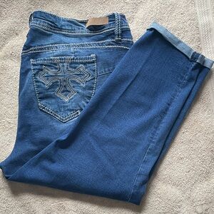 Royalty For Me 20 Blue Ankle Jeans